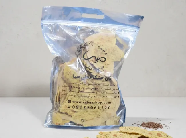 نان دو آتیشه کنجدی – بسته 800 گرمی