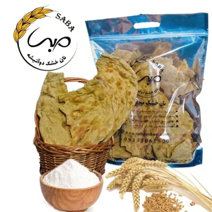نان دو آتیشه یزدی ساده–بسته 800 گرمی