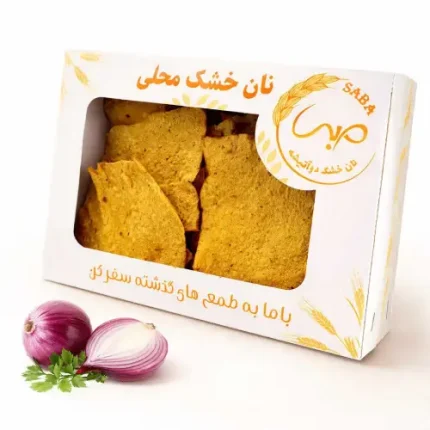 نان چیپسی پیاز و جعفری