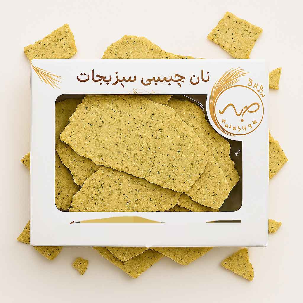 نان خشک چیپسی سبزیجات