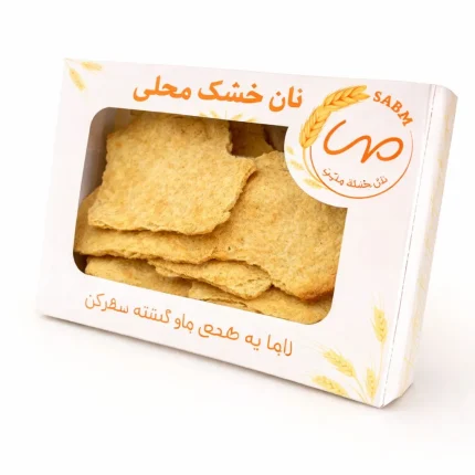 نان دو آتیشه یزدی ساده–بسته 800 گرمی