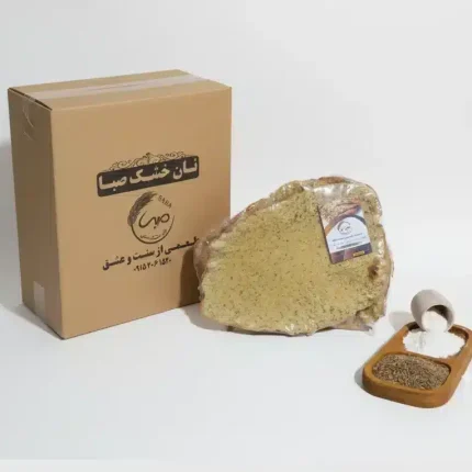 نان جو کنجدی در بسته های سلفونی (کارتن ۱2 عددی)
